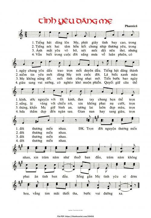 Tình yêu dâng Mẹ - Phanxicô - trang 1