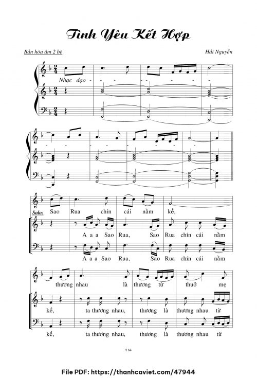 Tình yêu kết hợp - Hải Nguyễn - trang 1