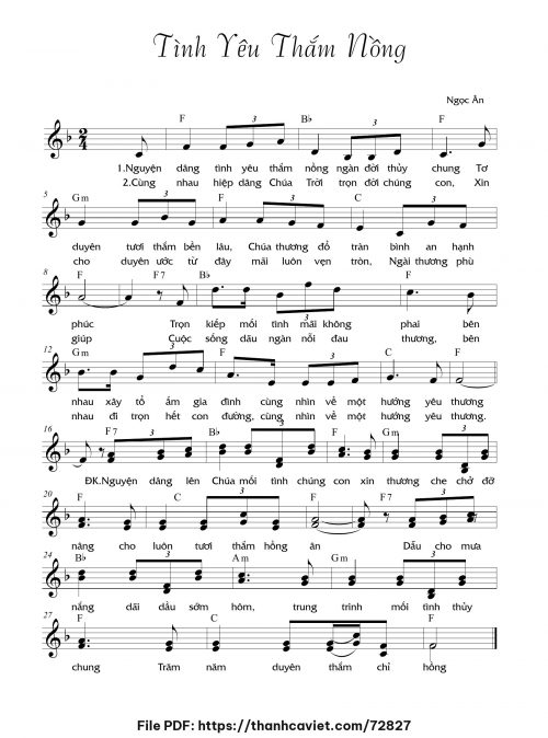 Tình yêu thắm nồng - Ngọc Ân - trang 1