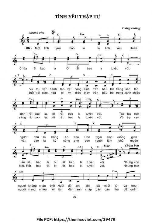 Tình yêu Thập tự - Trùng Dương - trang 1