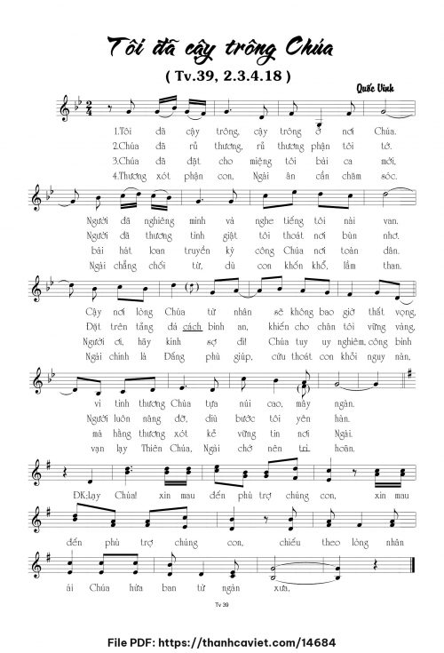 Tôi đã cậy trông Chúa - Quốc Vinh - trang 1