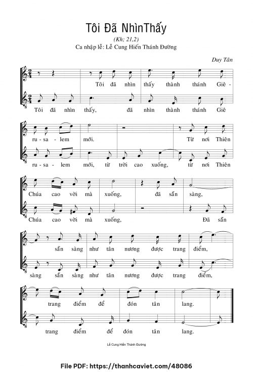 Tôi đã nhìn thấy - Duy Tân - trang 1