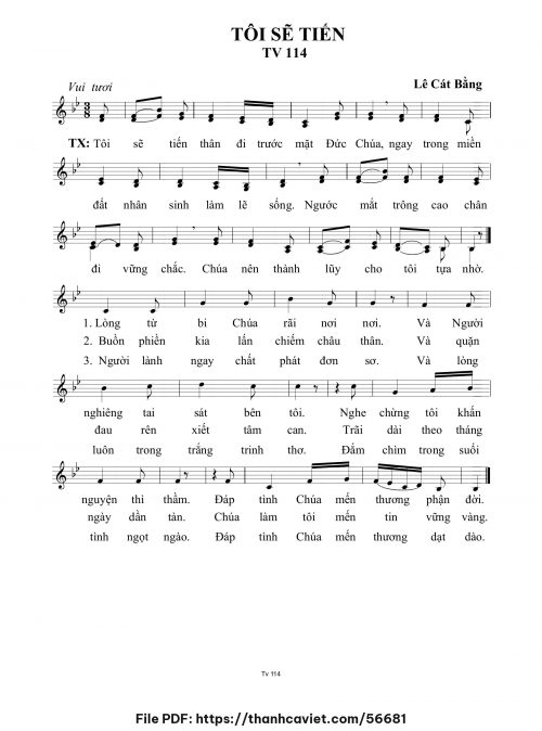 Tôi sẽ tiến - Lê Cát Bằng - trang 1