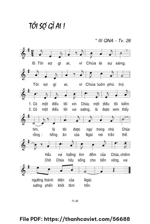 Tôi sợ gì ai! - Lm. La Thập Tự - trang 1