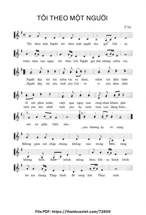 Tôi theo một Người - Ý Vũ - trang 1