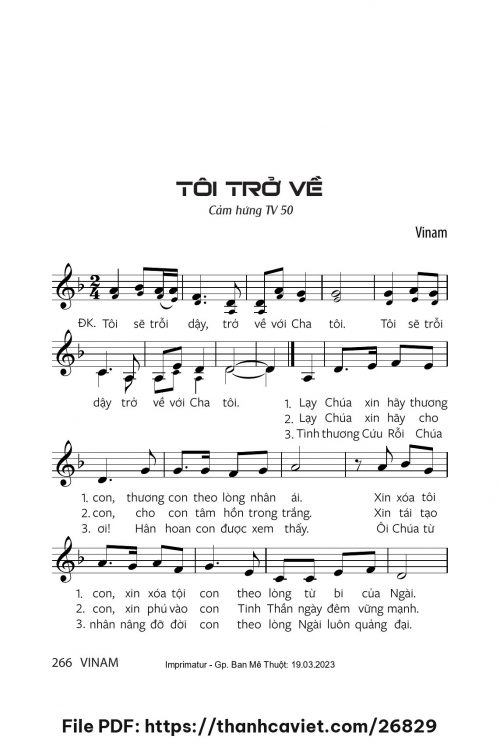 Tôi trở về - Vinam - trang 1