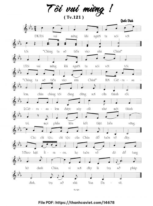 Tôi vui mừng 2 - Quốc Vinh - trang 1