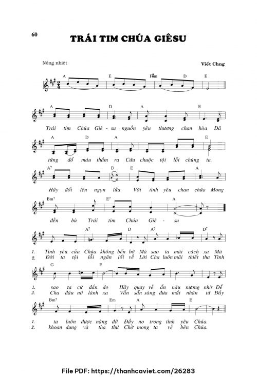 Trái tim Chúa Giêsu - Viết Chung - trang 1