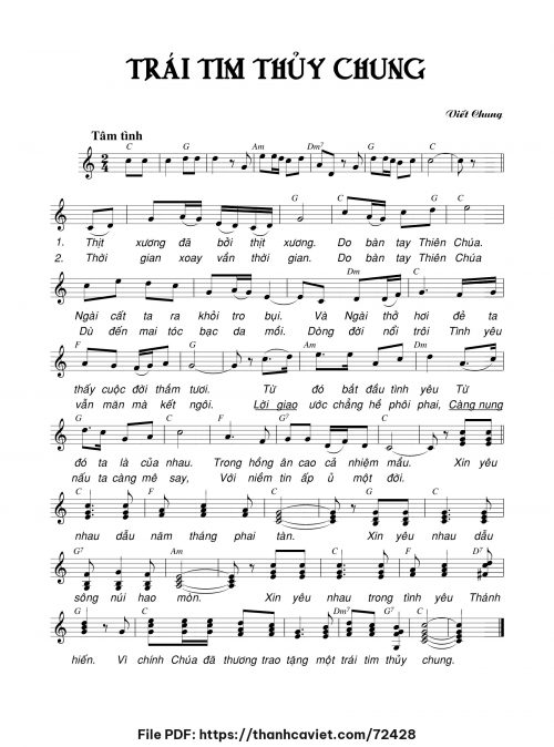 Trái tim thủy chung - Viết Chung - trang 1