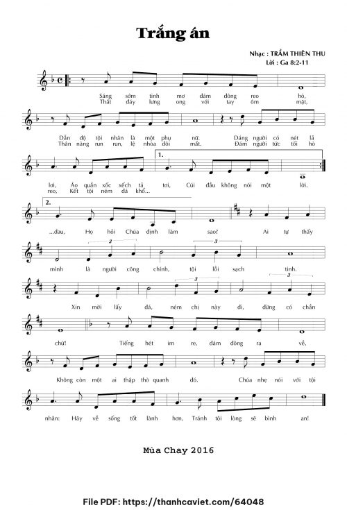 Trắng án - Trầm Thiên Thu - trang 1