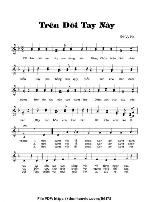 Trên đôi tay này - Đỗ Vy Hạ - trang 1