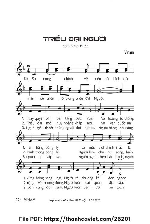 Triều đại Người - Vinam - trang 1