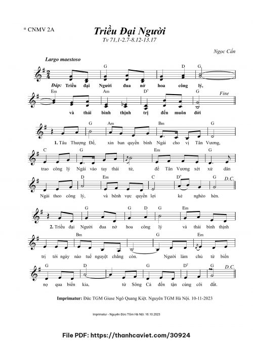 Triều đại Người - Ngọc Cẩn - trang 1