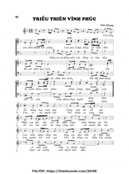 Triều thiên vĩnh phúc - Viết Chung - trang 1