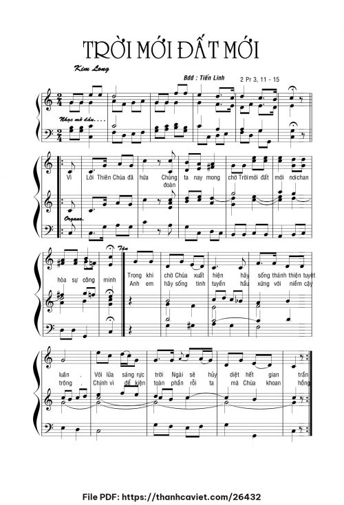 Trời mới đất mới - Tiến Linh - trang 1