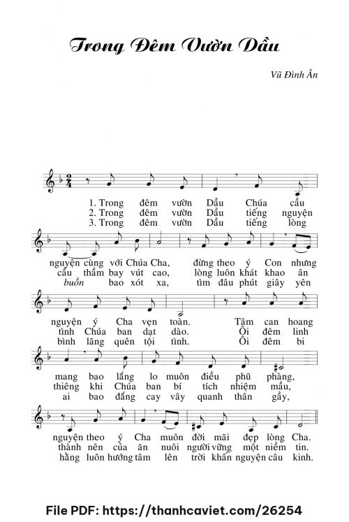 Trong đêm vườn dầu - Vũ Đình Ân - trang 1