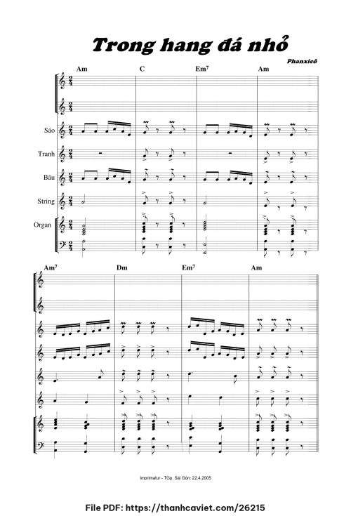 Trong hang đá nhỏ - Phanxicô - trang 1