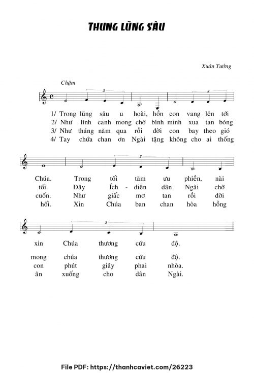 Trong lũng sâu - Xuân Tưởng - trang 1