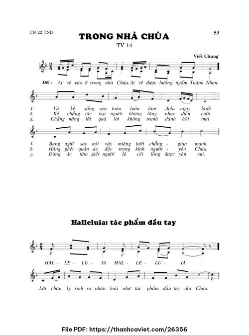 Trước nhan Chúa - Viết Chung - trang 1