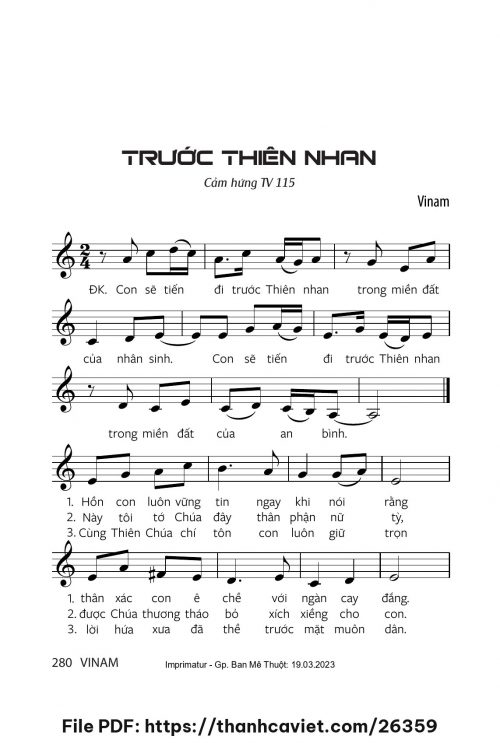 Trước Thiên nhan - Vinam - trang 1