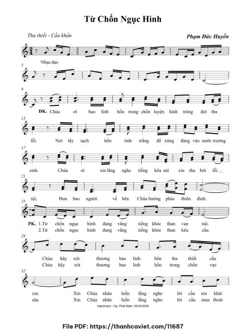 Từ chốn ngục hình - Phạm Đức Huyến - trang 1