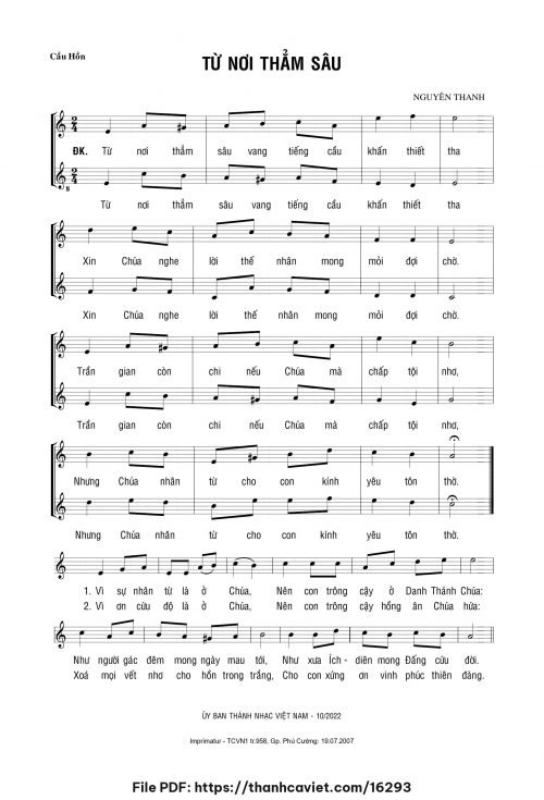Từ nơi thắm sâu - Nguyên Thanh - trang 1