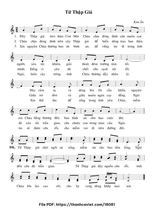 Từ Thập giá - Kim Ân - trang 1