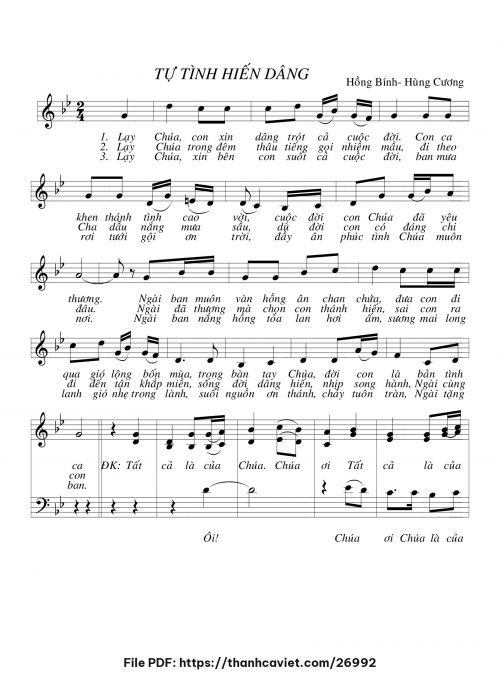 Tự tình hiến dâng - Hồng Bính - trang 1