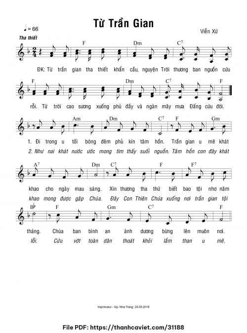 Từ trần gian - Viễn Xứ - trang 1