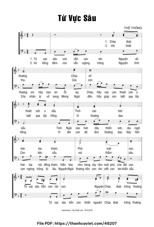 Từ vực sâu - Thế Thông - trang 1