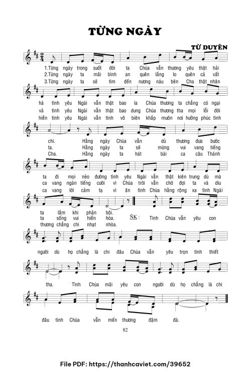 Từng ngày - Lm. Từ Duyên - trang 1
