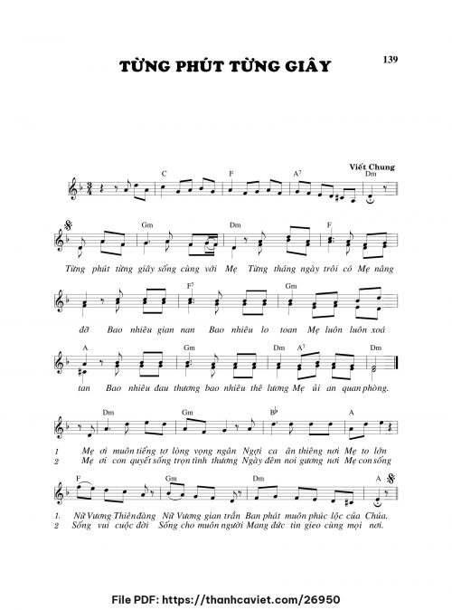 Từng phút từng giây - Viết Chung - trang 1