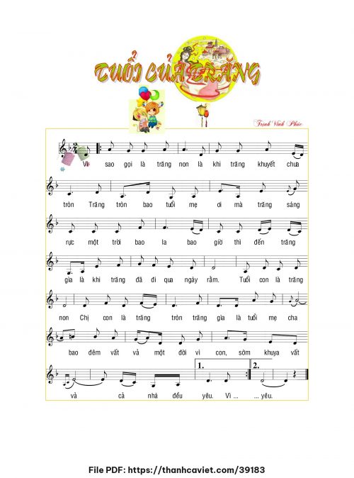 Tuổi của Trăng - Trịnh Vĩnh Phúc - trang 1