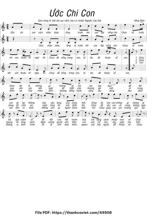 Ước chi con - Hồng Bính - trang 1