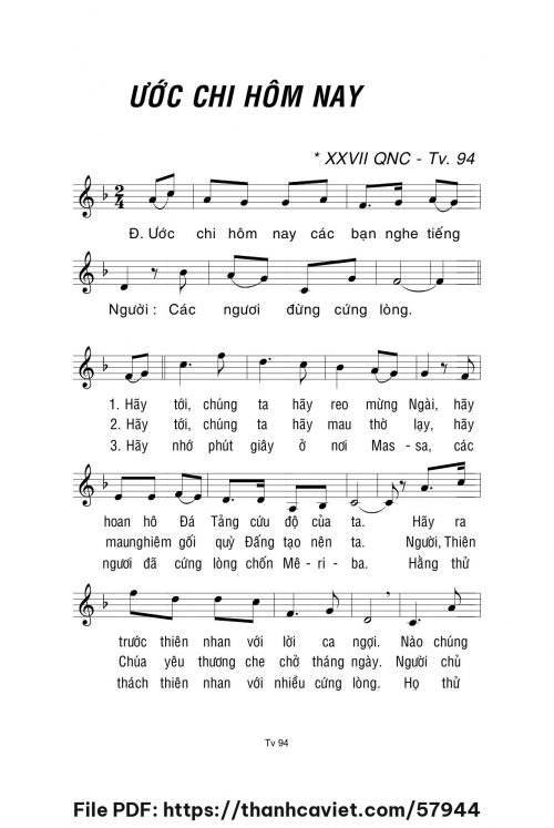 Ước chi hôm nay - Lm. La Thập Tự - trang 1