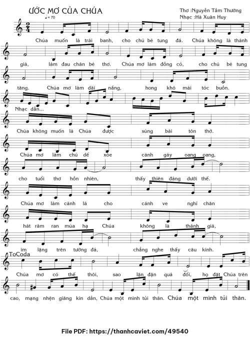 Ước mơ của Chúa - Hà Xuân Huy - trang 1