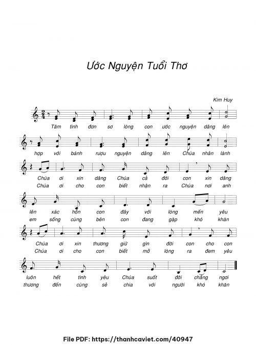 Ước nguyện tuổi thơ - Kim Huy - trang 1
