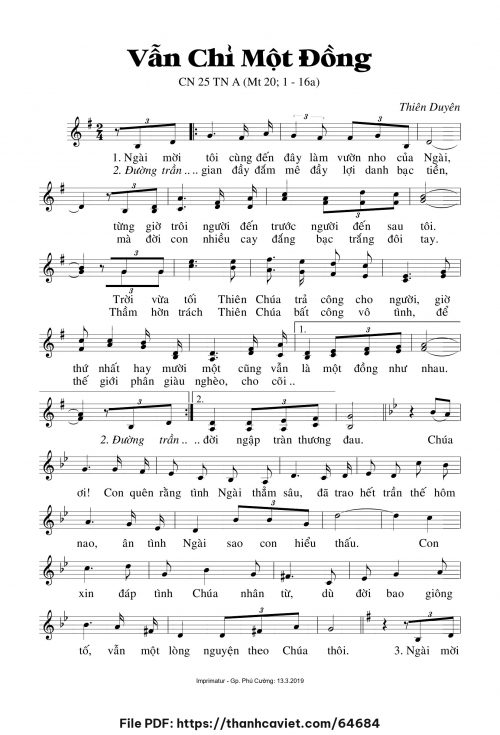 Vẫn chỉ một đồng - Thiên Duyên - trang 1