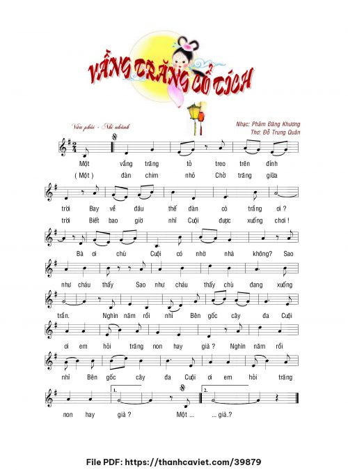 Vầng Trăng cổ tích - Phạm Đăng Khương - trang 1