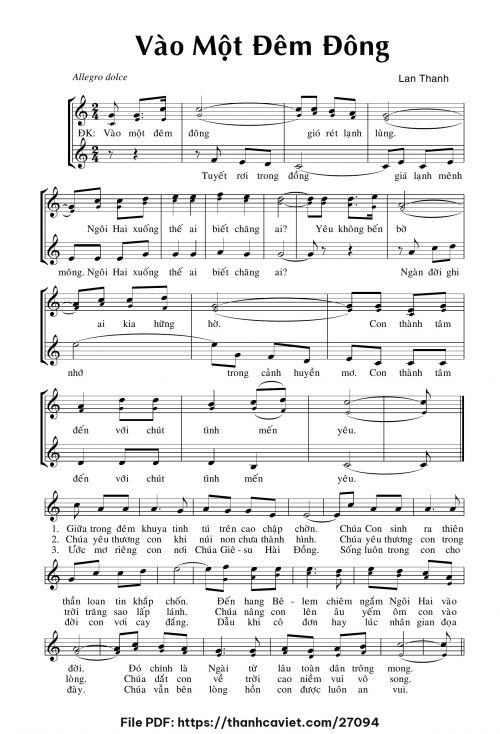 Vào một đêm đông - Lan Thanh - trang 1