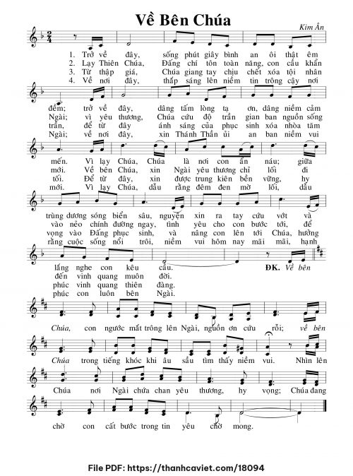 Về bên Chúa - Kim Ân - trang 1