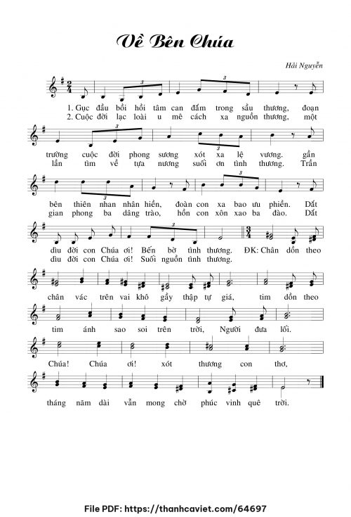 Về bên Chúa - Hải Nguyễn - trang 1