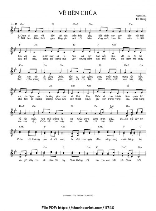Về bên Chúa - Augustino Trí Dũng - trang 1