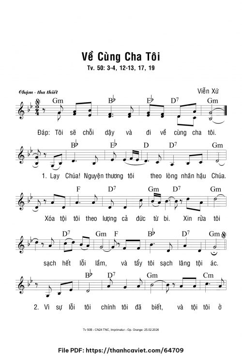 Về cùng cha tôi - Viễn Xứ - trang 1