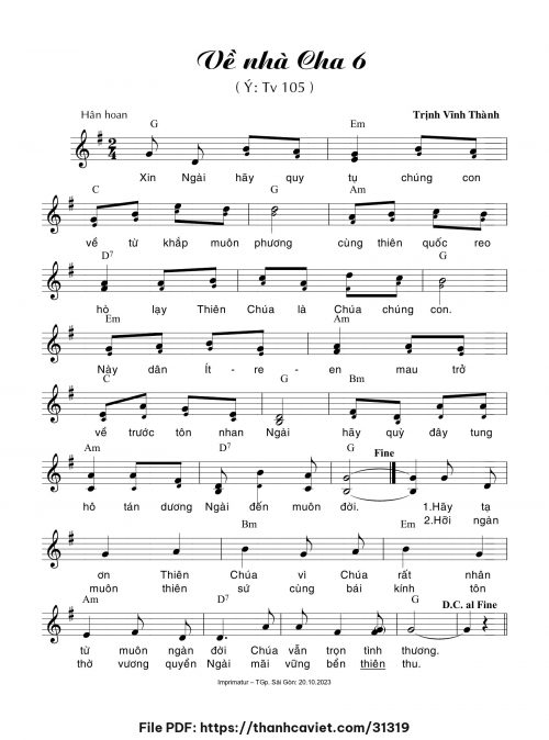 Về nhà Cha 6 - Trịnh Vĩnh Thành - trang 1