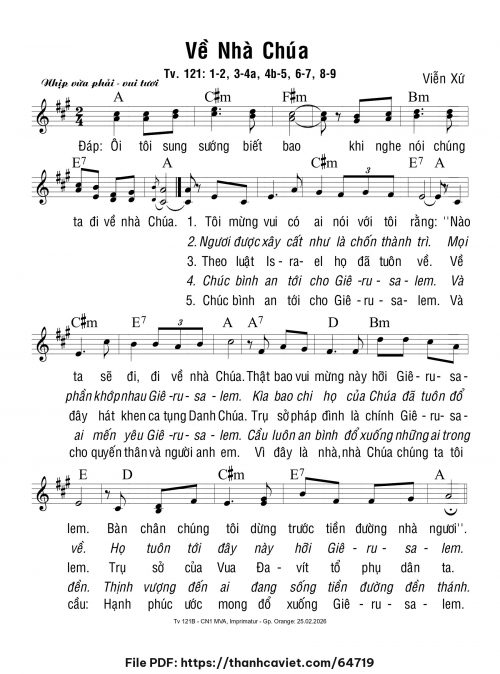 Về nhà Chúa - Viễn Xứ - trang 1