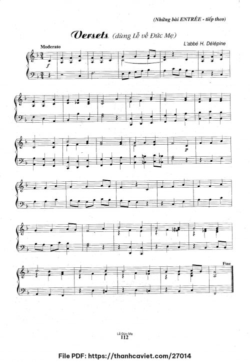 Versets - Nhạc quốc tế - trang 1