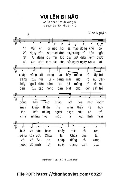 Vi lên đi nào - Giuse Nguyễn - trang 1