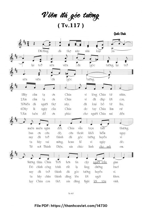 Viên đá góc tường - Quốc Vinh - trang 1
