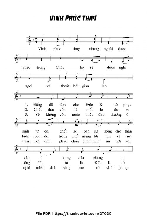 Vinh phúc thay - Chưa biết - trang 1